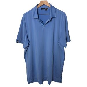 RLX Ralph Lauren Men's XL Blue Golf Polo Shirt Performance Embroidered MCC